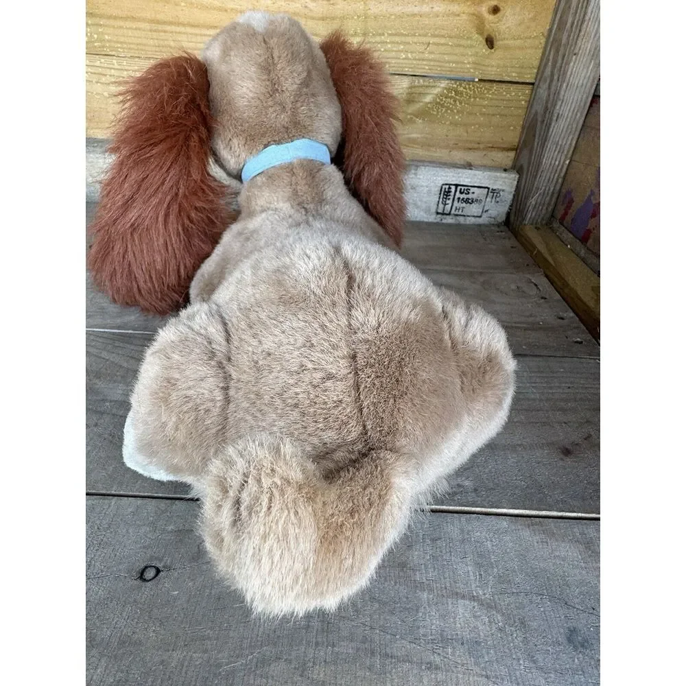 Disney Lady And The Tramp Stuffed Lady Dog With Collar‎ Metal Name Plate